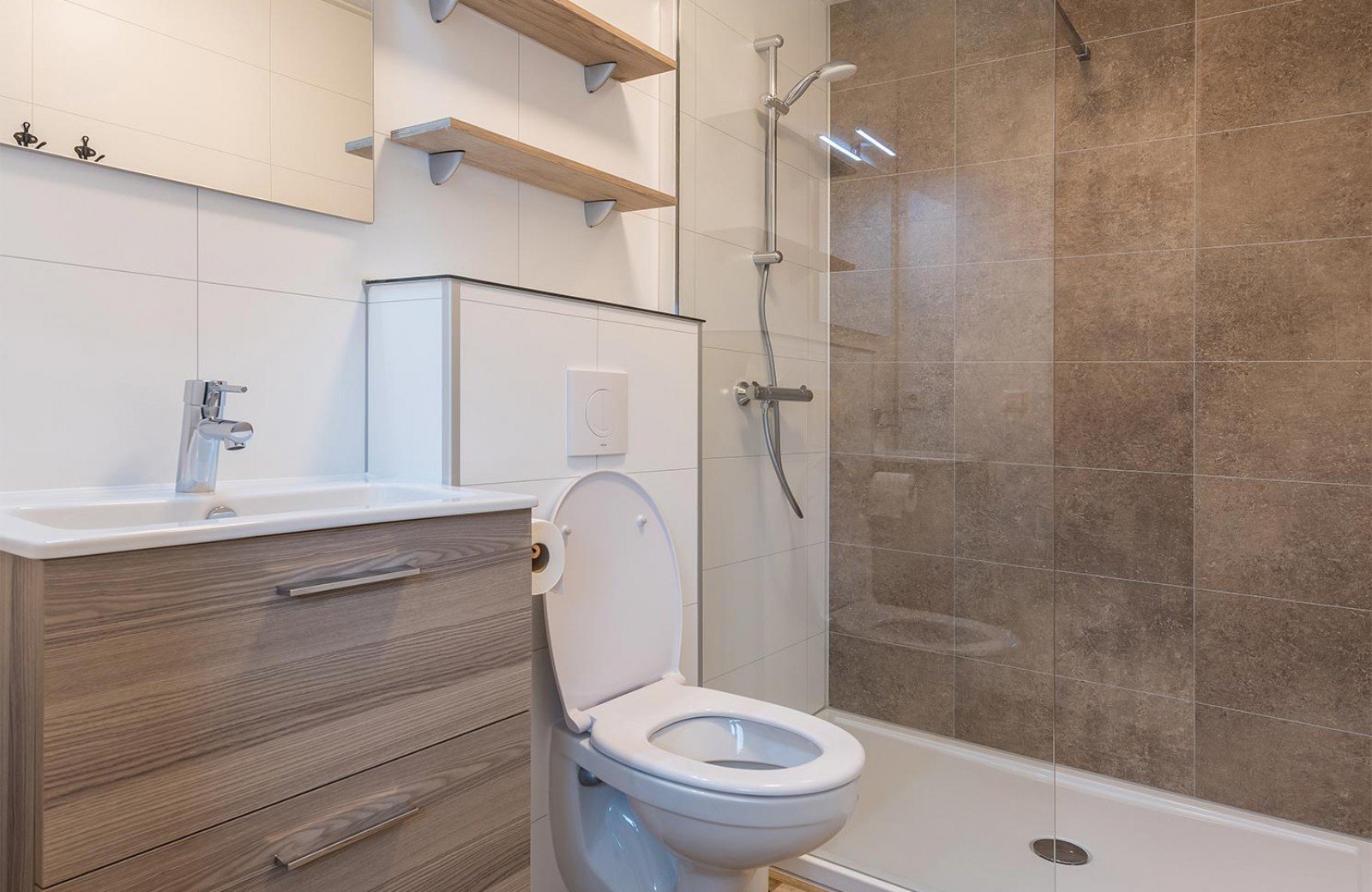 Biesboschchalet badkamer 4 personen