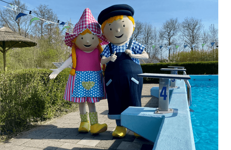 Fien en teun bij de doetsekom