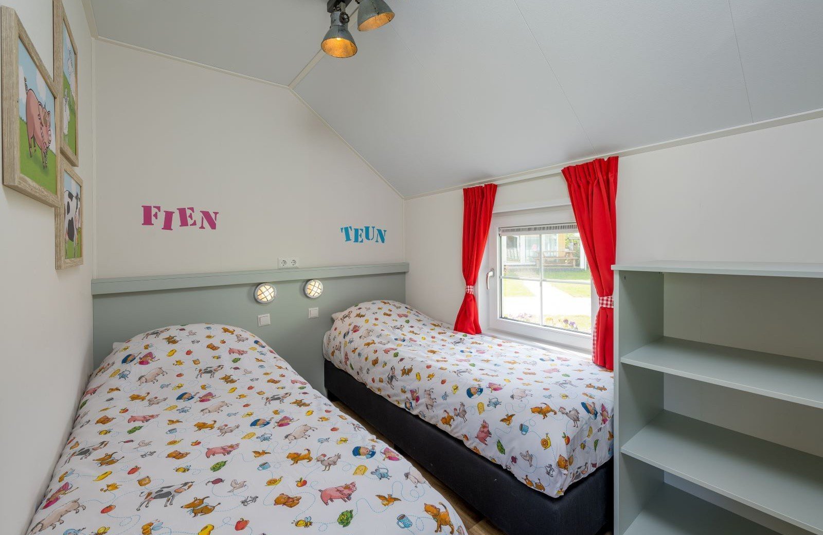 Fien en teun boerderijtje slaapkamer