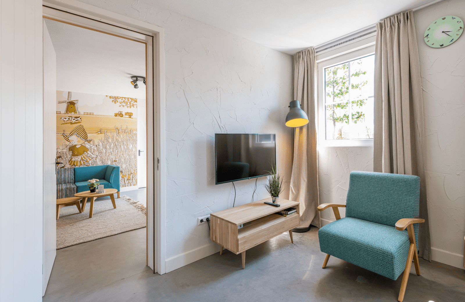 Hooischuur leefruimte familie resort molenwaard