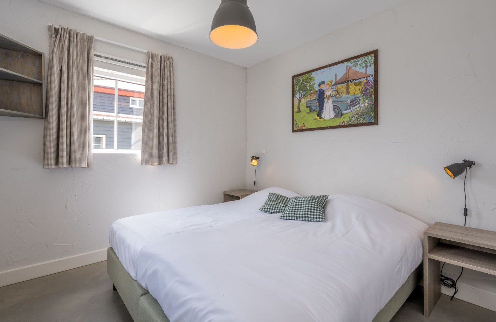 Hooischuur slaapkamer familie resort molenwaard