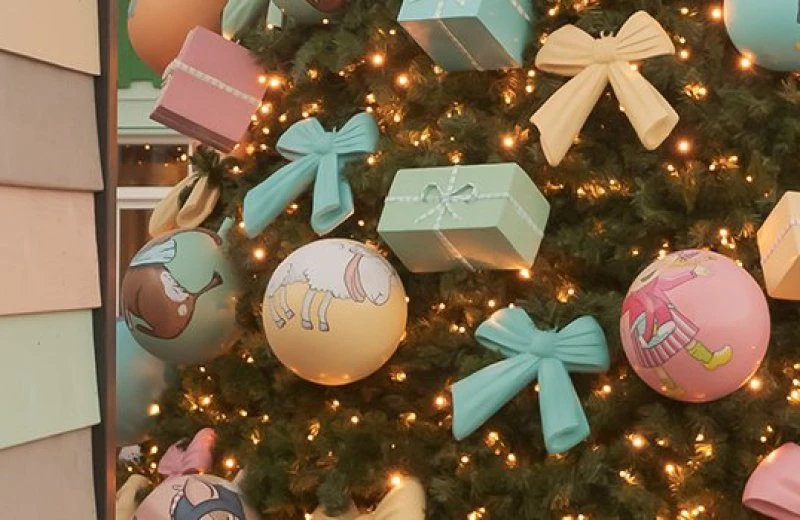 Christmas tree in your accommodation