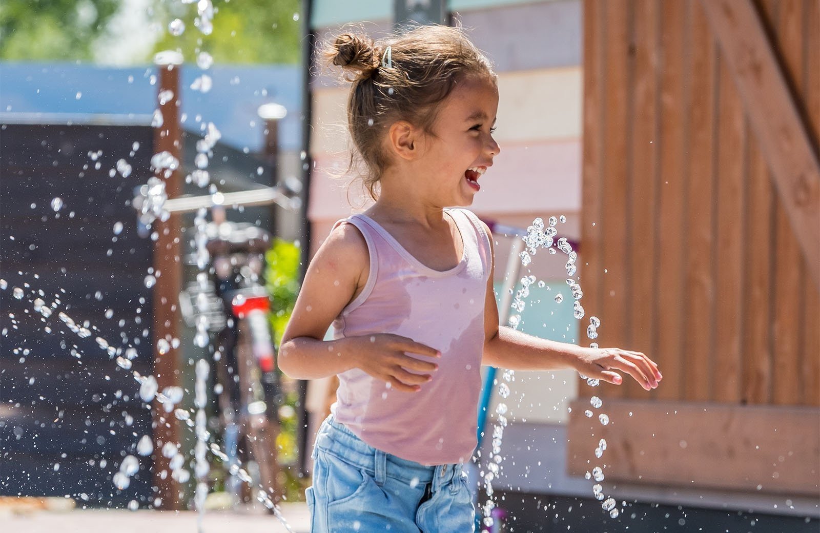 Fountain Square and water games